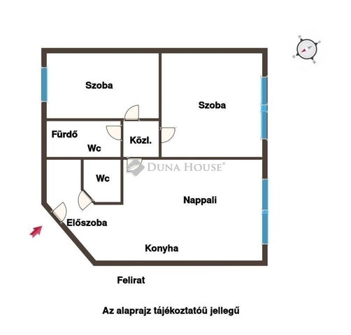 Eladó téglalakás, Budapesten, VI. kerületben 99 M Ft, 3 szobás