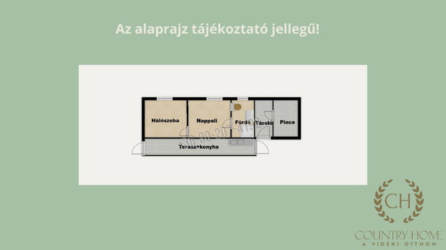 Eladó nyaraló, Sándorfalván 22.7 M Ft, 1 szobás