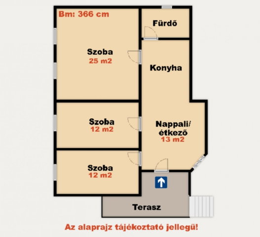 Eladó téglalakás, Kiskunhalason 33 M Ft, 3 szobás