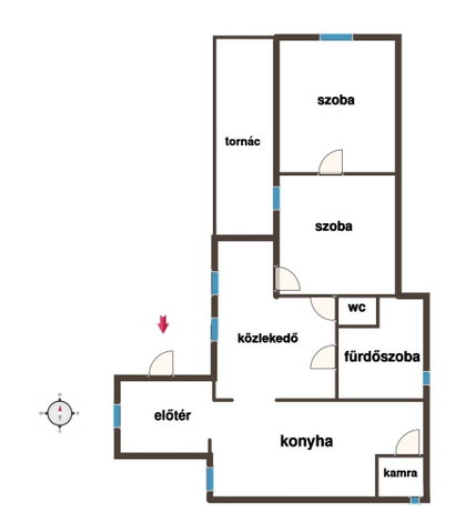 Eladó családi ház, Nagykozáron 59.99 M Ft, 2 szobás