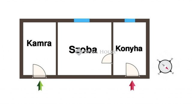 Eladó családi ház, Kiskunfélegyházán 9.9 M Ft, 1 szobás