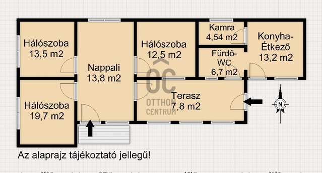 Eladó családi ház, Zalamerenyén 23.5 M Ft, 3 szobás