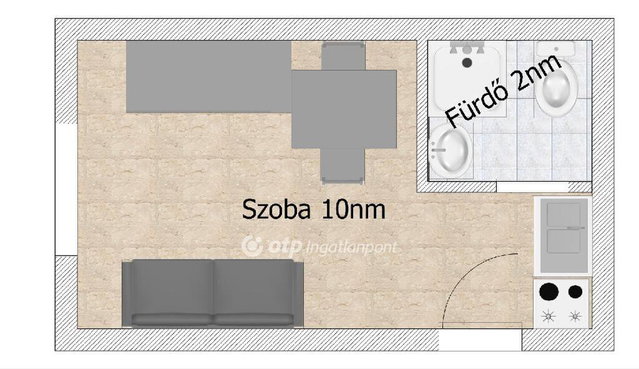 Eladó téglalakás, Budapesten, VIII. kerületben 29.9 M Ft