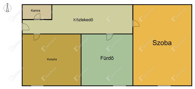 Eladó téglalakás, Nagykanizsán 27.5 M Ft, 1 szobás
