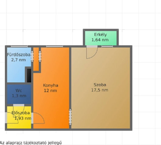 Eladó téglalakás, Salgótarjánban 7.9 M Ft, 1 szobás