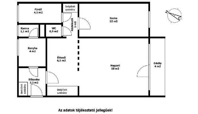 Eladó téglalakás, Siófokon 46 M Ft, 2 szobás