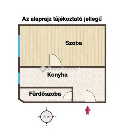 Eladó téglalakás, Budapesten, IX. kerületben 39.9 M Ft, 1 szobás