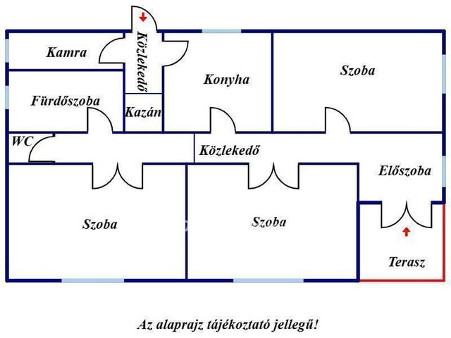 Eladó családi ház, Csépán 20 M Ft, 3 szobás