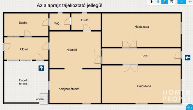Eladó családi ház, Hódmezővásárhelyen 74 M Ft, 3+1 szobás