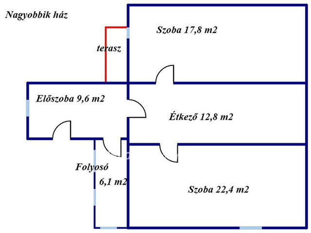 Eladó családi ház, Bükkábrányban 12.5 M Ft, 3+1 szobás
