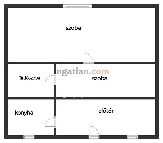 Eladó téglalakás, Újszászon 5.9 M Ft, 1+1 szobás