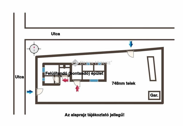 Eladó családi ház, Nagytarcsán 49.9 M Ft, 3 szobás
