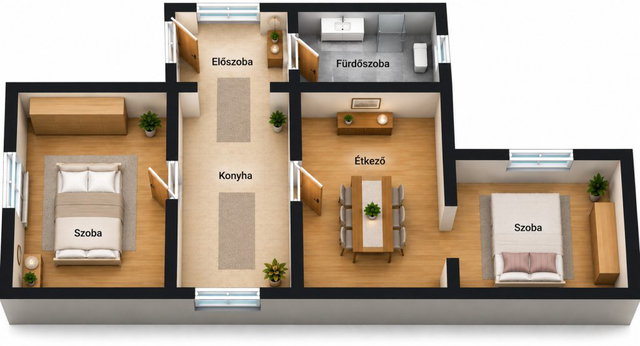 Eladó családi ház, Hosszúpályin 25.9 M Ft, 2 szobás