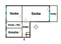Eladó téglalakás, Kiskunfélegyházán 33.9 M Ft, 2 szobás