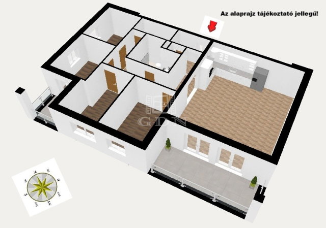 Eladó téglalakás, Albertirsán 89 M Ft, 5 szobás