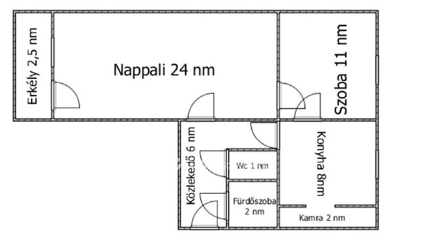 Eladó téglalakás, Mezőkovácsházán 18 M Ft, 1+1 szobás