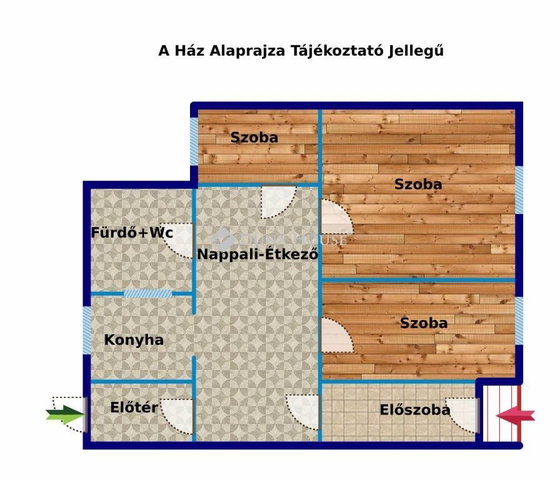 Eladó családi ház, Szombathelyen 44.9 M Ft, 3+1 szobás
