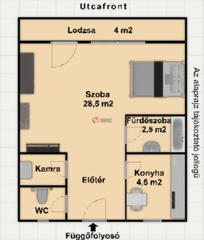 Kiadó téglalakás, albérlet, Szegeden 165 E Ft / hó, 1 szobás