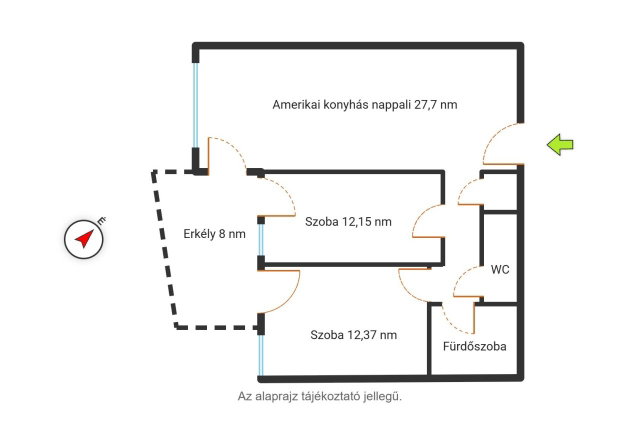 Eladó téglalakás, Budapesten, III. kerületben 110 M Ft, 3 szobás