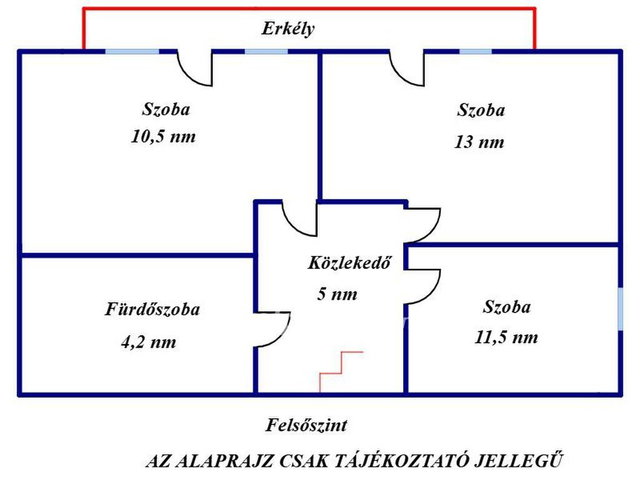 Eladó nyaraló, Cserkeszőlőn 64 M Ft, 3 szobás