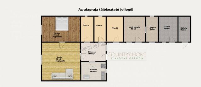 Eladó családi ház, Szatymazon 34.9 M Ft, 2 szobás