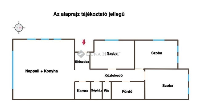 Eladó családi ház, Délegyházán 111 M Ft, 4 szobás