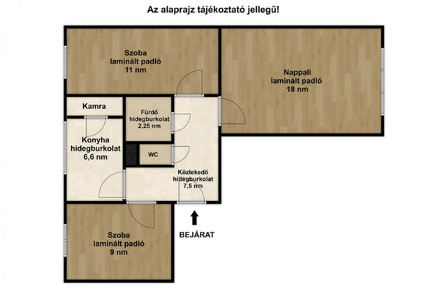 Eladó panellakás, Szegeden 44.9 M Ft, 3 szobás