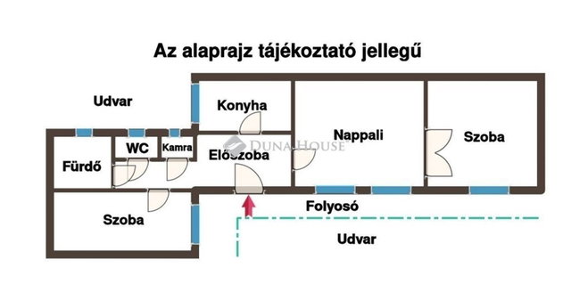 Eladó téglalakás, Budapesten, VIII. kerületben 79 M Ft, 3 szobás