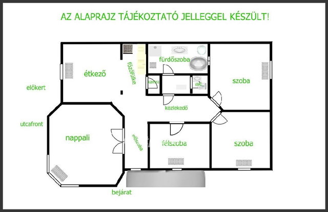 Eladó családi ház, Hajdúböszörményen 135 M Ft, 2+2 szobás