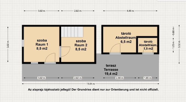 Eladó családi ház, Nagykanizsán 7.5 M Ft, 2 szobás