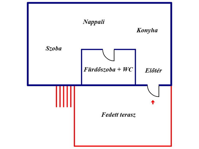 Eladó családi ház, Nyíregyházán 43.5 M Ft, 1 szobás