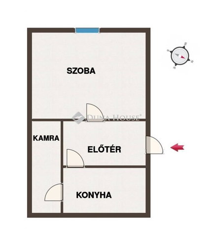 Eladó családi ház, Kissomlyón 5.9 M Ft, 1 szobás