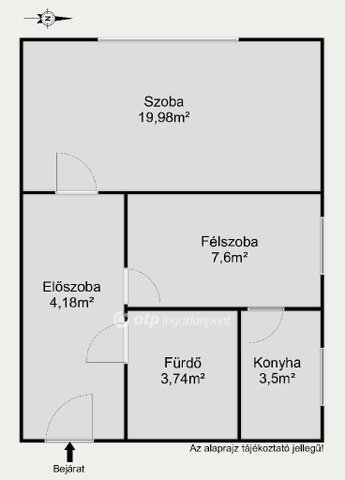 Eladó téglalakás, Budapesten, IX. kerületben 53.9 M Ft