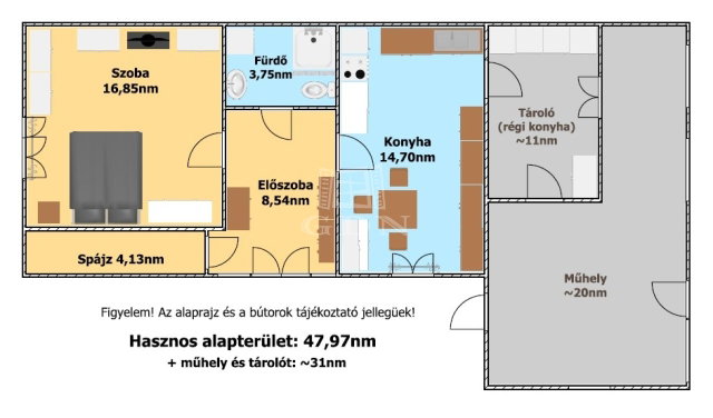 Eladó családi ház, Hajdúdorogon 19.5 M Ft, 1 szobás