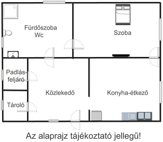 Eladó családi ház, Pusztamérgesen 30 M Ft, 1 szobás