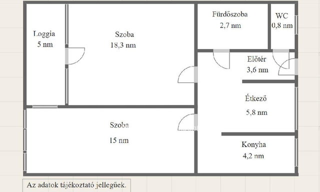 Eladó téglalakás, Dombóváron 25.8 M Ft, 2 szobás
