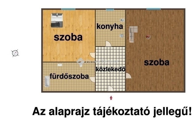 Eladó panellakás, Budapesten, IV. kerületben 50.6 M Ft, 2 szobás