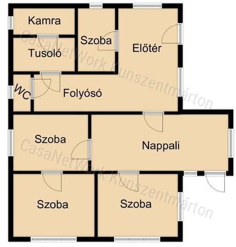 Eladó családi ház, Cserkeszőlőn 33 M Ft, 5 szobás