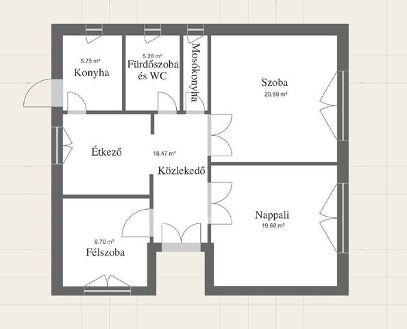 Eladó családi ház, Szerencsen 18.99 M Ft, 2+1 szobás