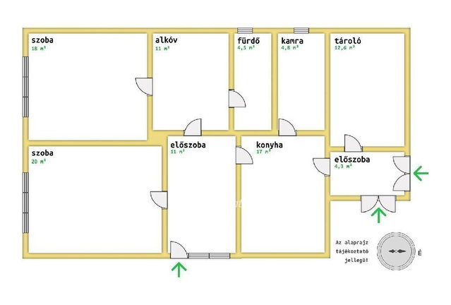 Eladó családi ház, Jászfényszarun 28.9 M Ft, 2+1 szobás
