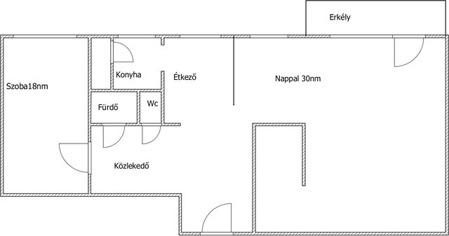 Eladó téglalakás, Zalaszentgróton 36.9 M Ft, 2 szobás