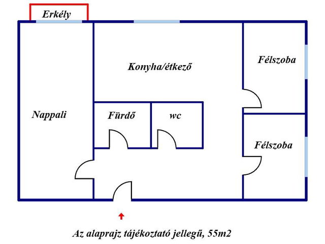 Eladó panellakás, Miskolcon 29.9 M Ft, 1+2 szobás