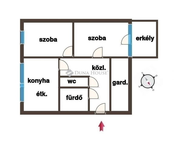 Eladó panellakás, Kecskeméten 47.99 M Ft, 2 szobás