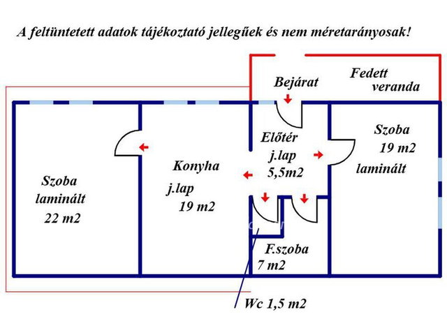 Eladó családi ház, Cserhátsurányban 19.9 M Ft, 2 szobás
