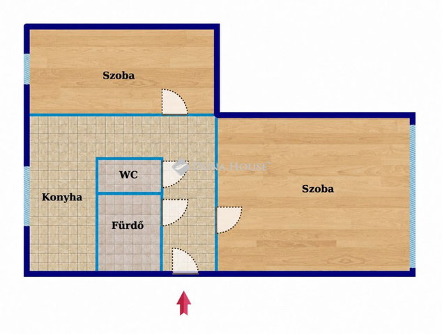 Eladó panellakás, Kecskeméten 43 M Ft, 2 szobás
