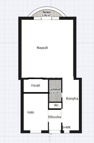 Eladó téglalakás, Budapesten, VI. kerületben 99.9 M Ft, 2 szobás