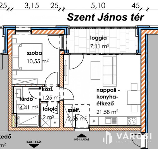 Eladó téglalakás, Makón 47.5 M Ft, 2 szobás
