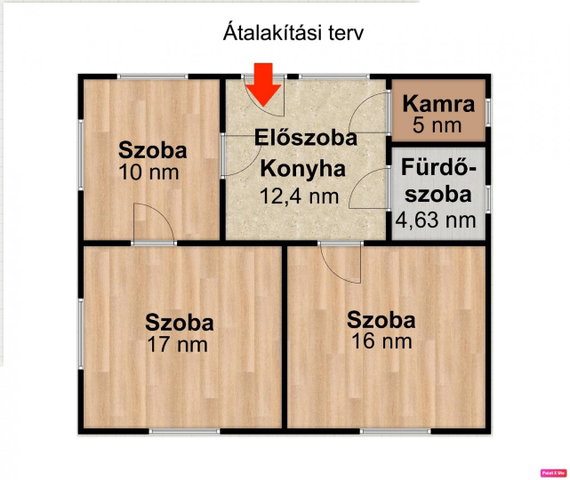 Eladó családi ház, Szigethalmon 54.99 M Ft, 2 szobás