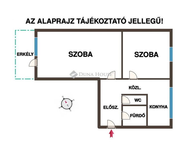 Eladó panellakás, Cegléden 47 M Ft, 2 szobás
