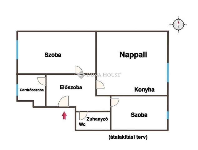 Eladó téglalakás, Budapesten, VIII. kerületben 65 M Ft, 2 szobás